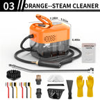 Handheld Steam Cleaner Large-Capacity with Extra-Large Water Tank – Rapid Heating Portable Multi-Function Cleaner for Floors, Cars, Fabrics, Kitchen & Bathroom Tile Grout