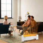 Baseboard Heater Electric 1500W Convection Adjustable Thermostat Overheat Protection Tip-Over Safety Quiet Operation ETL Approved White Manual Digital