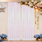 Sequin Curtain Backdrop Panels 24x84 Inches Set of 2 – Glitter Shimmer Party Backdrop for Weddings Birthdays Baby Showers Proms & Photo Booths, 31 Colors