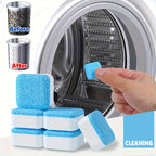Washing Machine Cleaner & Descaler Tablets – Deep Cleaning for HE Front Loader & Top Load Washers, Removes Odor, Drum & Tub Seal Cleaner, Septic Safe, 7 to 40 Pack