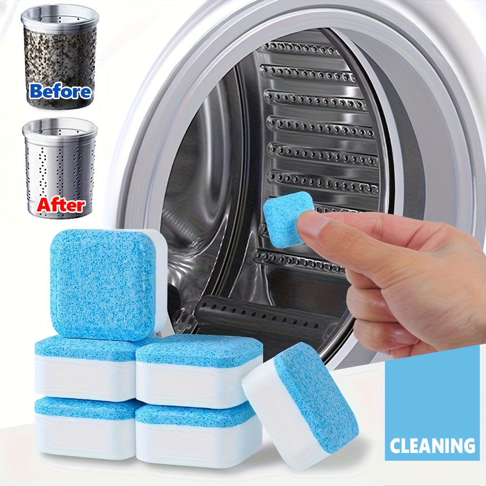 Washing Machine Cleaner & Descaler Tablets – Deep Cleaning for HE Front Loader & Top Load Washers, Removes Odor, Drum & Tub Seal Cleaner, Septic Safe, 7 to 40 Pack