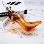 High-Heel Shoe Decanter – Handmade Lead-Free Crystal Glass with Stopper, 750ml Transparent Glossy Wine Decanter for Kitchen, Dining & Home Decor, Valentine’s Day & Holiday Gift