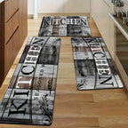 Diatomaceous Earth Bath Mat Set of 2 Non-Slip Quick Dry Bathroom Floor Mat - Washable Diatomite Mats for Bathroom Kitchen Laundry Room Hallway 15.75x23.62 and 15.75x47.24 Inch