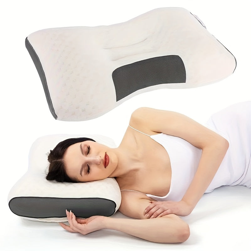 Adjustable Ergonomic Bed Pillows 2-Pack or 4-Pack - Soft Neck Support, Removable Washable Pillow Core, No-Collapse Deep Sleep Pillow Set for Couples Home Bedroom