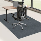 Office Chair Mat Floor Protector – Anti-Slip Desk Chair Rug Pad for Carpet & Hardwood Floors, 3 Sizes, Black, Brown & Dark Gray