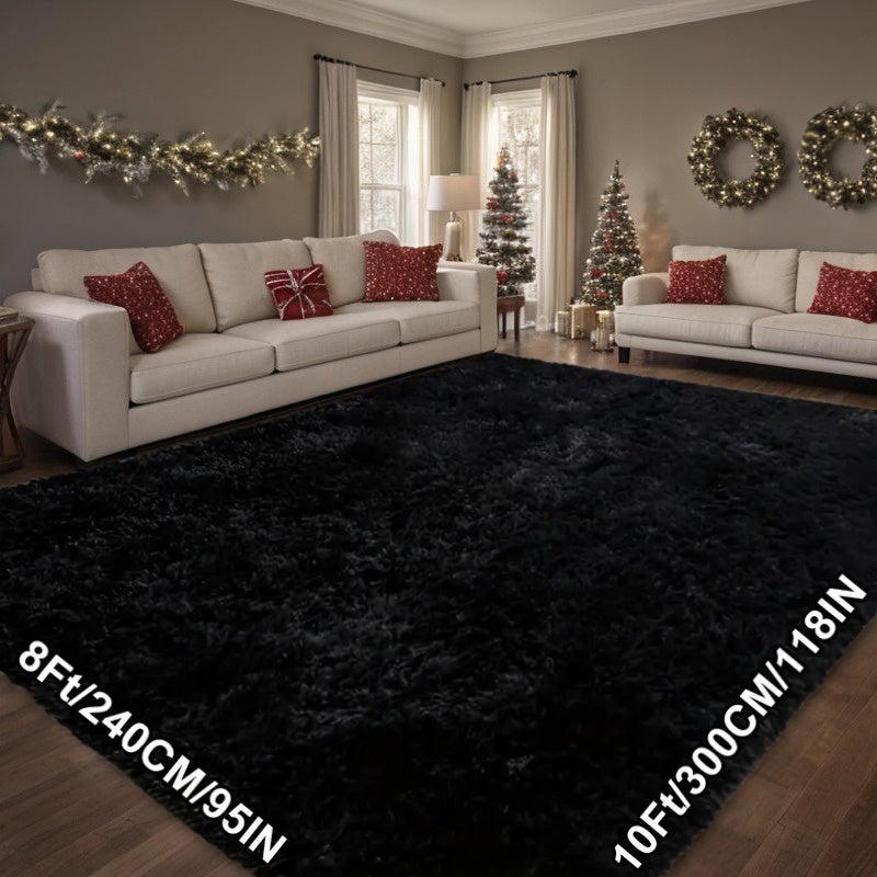 Fluffy Shag Area Rug 8x10 Ft Fuzzy Plush Non-Slip Soft Furry Carpet Living Room Bedroom Modern Shaggy Rug Christmas Gift