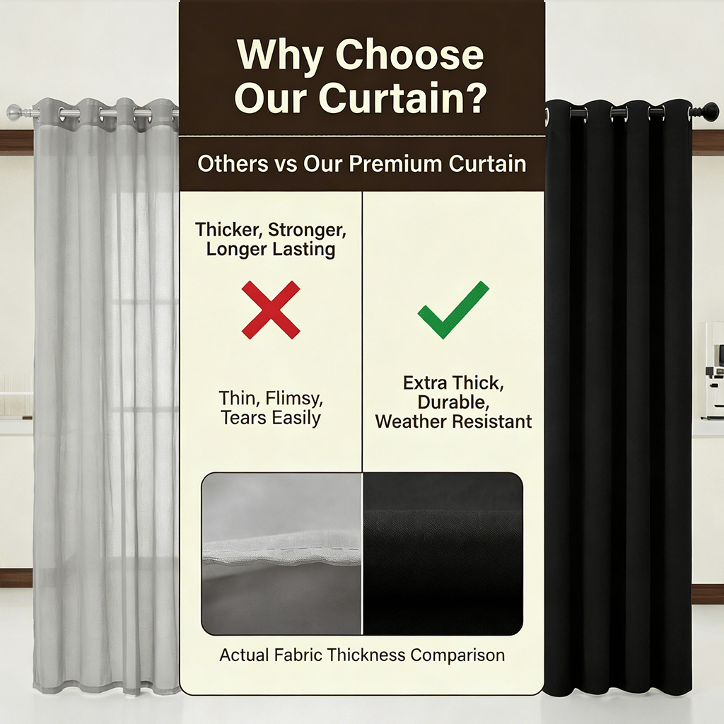 Blackout Curtains 4-Panel Grommet Top 100% Room Darkening Thermal Insulated Drapes | Noise Reducing Light Blocking Window Curtains for Bedroom Living Room, Black Gray Wine Red Dark Green