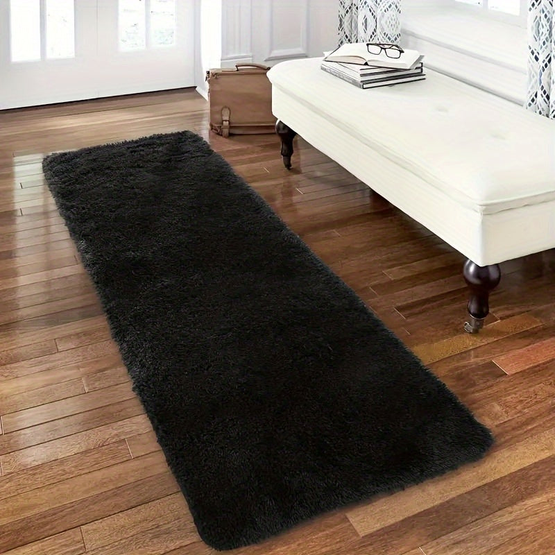 Gradient Tie-Dye Runner Rug Thick Plush Non-Slip & Machine Washable – Soft Bedside Mat for Bedroom, Living Room, Bay Window & Hallway – 40x120cm 5 Colors