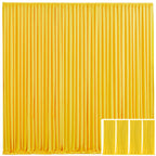 Photo Backdrop 4-Pack Taffeta Draping Background Cloth 5×10 Ft – Opaque Reusable Rod Pocket Panel for Weddings, Birthdays, Baby Showers & Photo Studios | 16 Colors