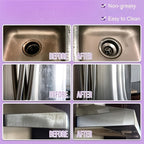 Ceramic Coating Spray for Stainless Steel Appliances - Fingerprint & Stain Repellent, Glossy Shine Formula for Sinks, Countertops & Glass, Citric Acid & Glycerin Formula, Kitchen & Bathroom Use