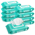 Flushable Wet Wipes 432 Count 9-Pack – Thickened Large 6x8 Inch Butt Wipes for Adults, 48 Wipes per Pack, Gentle Flushable Bathroom Wipes Bulk Value
