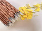 Coconut Wood Chopsticks 5 Pairs Vietnamese Handmade Natural Shell Inlay Anti-Slip Anti-Mold 9.84 Inch Reusable Wooden Chopstick Set for Dining Hotel Home Gift
