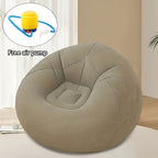 Large Bean Bag Chair Inflatable Lounge Sofa – Soft Comfortable Lazy Seat Tatami Floor Chair for Living Room Office Outdoor Camping, Multiple Colors
