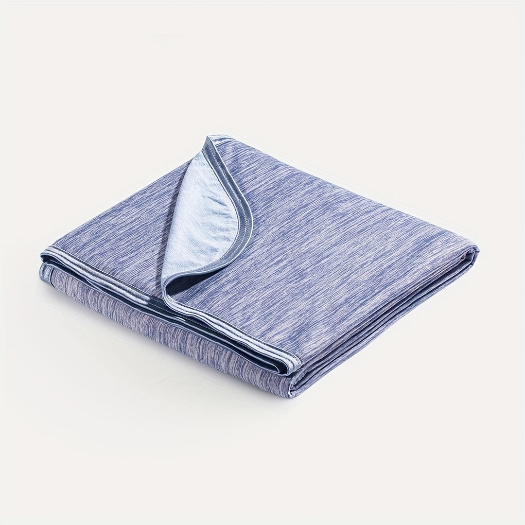 Cooling Blanket Arc-Chill Cool 3.0 Fiber Q-Max Over 0.5 Absorbs Body Heat for Hot Sleepers Night Sweats Lightweight Summer Double-Sided Hypoallergenic Throw Twin Queen King Blue Gray