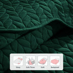 Microfiber Quilt Bedspread Set All Season Lightweight – Soft Breathable Quilted Coverlet Twin Full Queen King 16 Colors Machine Washable