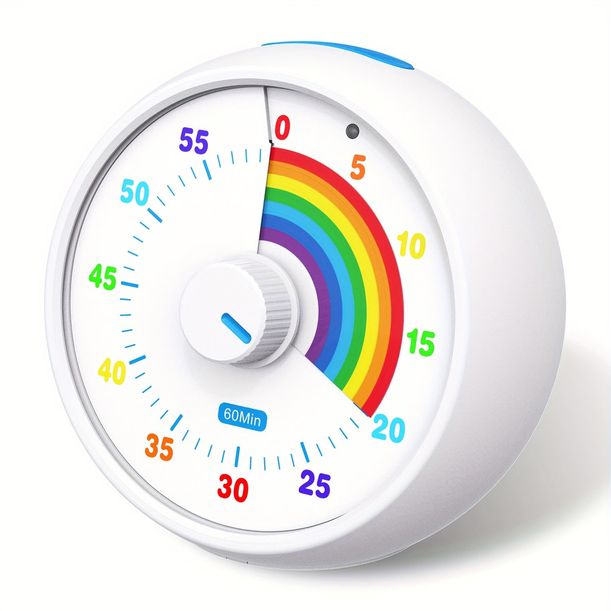 60-Minute Visual Countdown Timer | Silent, Color-Coded | Classroom, Office & Kitchen
