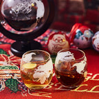 Whiskey Decanter Set with Glasses and Wooden Stand Globe Decanter Ball or Sailboat Design Gift for Whiskey Lovers Birthdays Weddings Anniversaries