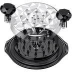 Chicken Shredder 10.8 Inch Large with Transparent Lid – Ergonomic Handle, Dishwasher Safe, Non-Slip Base, Heat Resistant, Includes Cleaning Brush – Fast Meat Shredder for Chicken, Pork & Beef