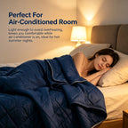 Cooling Blanket Quilt Extra Large - Lightweight Breathable Air-Cooled Moisture-Wicking Comforter for Adults Summer Heat Machine Washable Fits Most Beds