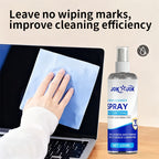 Screen Cleaner Spray Kit – Phone & Computer Screen Polishing Spray with Towel & Dust-Free Cloth for TV, Keyboard, Glasses & Camera