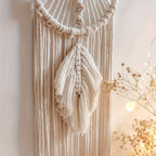 Dream Catcher 4pcs Scandinavian Woven Boho Wall Decor Home Room Decor Gift for Women Mom Grandma Teenage Girls Birthday Gift