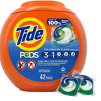 Laundry Detergent Pods Bundle – Original Fresh Meadow 42ct + Free & Gentle 42ct, 3-in-1 Stain Removal, Color Protection, HE Compatible All Washer Pods