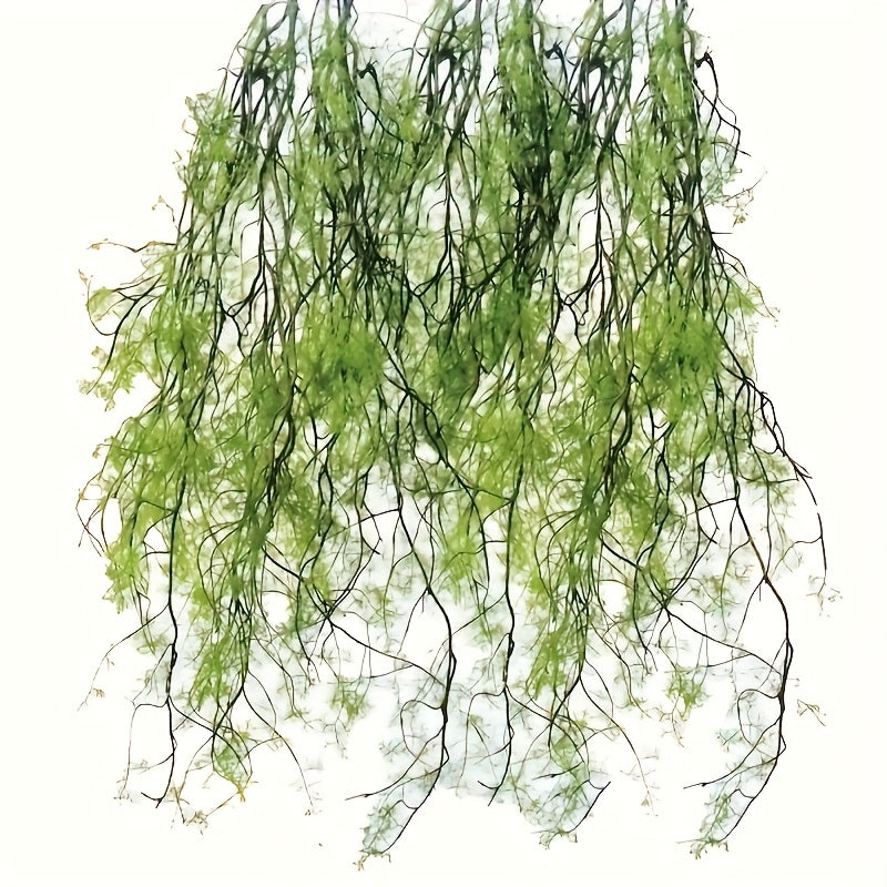 Large Realistic Artificial Ivy & Fern Hanging Plant - Lifelike Fake Vine with Lush Green Foliage, Durable Plastic, Indoor & Outdoor Decor for Home, Office, Porch & Balcony