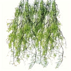Large Realistic Artificial Ivy & Fern Hanging Plant - Lifelike Fake Vine with Lush Green Foliage, Durable Plastic, Indoor & Outdoor Decor for Home, Office, Porch & Balcony