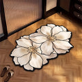 Diatom Mud Mat – Super Absorbent Quick-Dry Non-Slip Floor Mat for Bathroom, Kitchen & Living Room, Flower-Shaped Draining Mat, Home Decor Bath Mat, Multiple Sizes