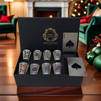 Stainless Steel Cup Set Gift Box – 8 Break-Resistant Cups & 2 Bottle Openers | Reusable Drinkware for Family, Outdoor & Party | Perfect New Year Gift