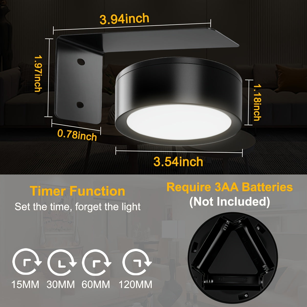 RGB LED Picture Frame Light Battery Operated Magnetic Art Display Lighting with Remote – 13 Color Wireless Painting Light for Wall Art, Gallery, & Party Decor (3-Pack & 6-Pack)