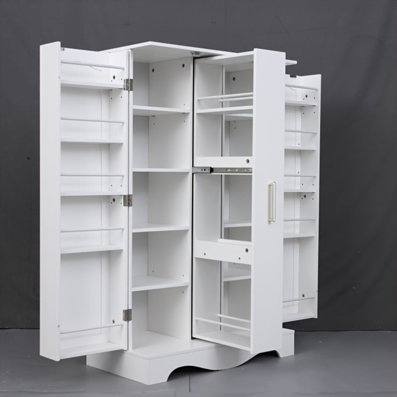 47 Inch Kitchen Pantry Storage Cabinet with Drawer – Multifunctional Buffet Cupboard Sideboard with Adjustable Shelves | Multiple Styles & Colors