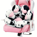 Cat Paw Cushion Jumbo Plush 23.6"x27.6", Oversized Cute Cat Paw Print Pillow with Quilted Cover & Filling for Office Chair, Gaming Chair, Bed & Floor Decor