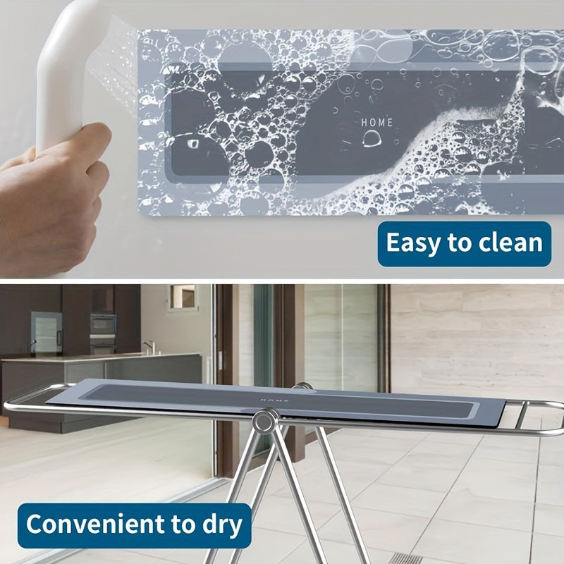 Diatomaceous Earth Bath Mat Non-Slip Absorbent - Quick Dry Stone Bathroom Rug, Soft Floor Mat for Bathroom Kitchen Door, 4 Colors 2 Sizes