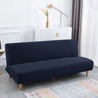 T-Shaped Jacquard Sofa Cover Futon Slipcover - Stretch Couch Cover for Living Room Office L Shaped Sofa Protector M L Size