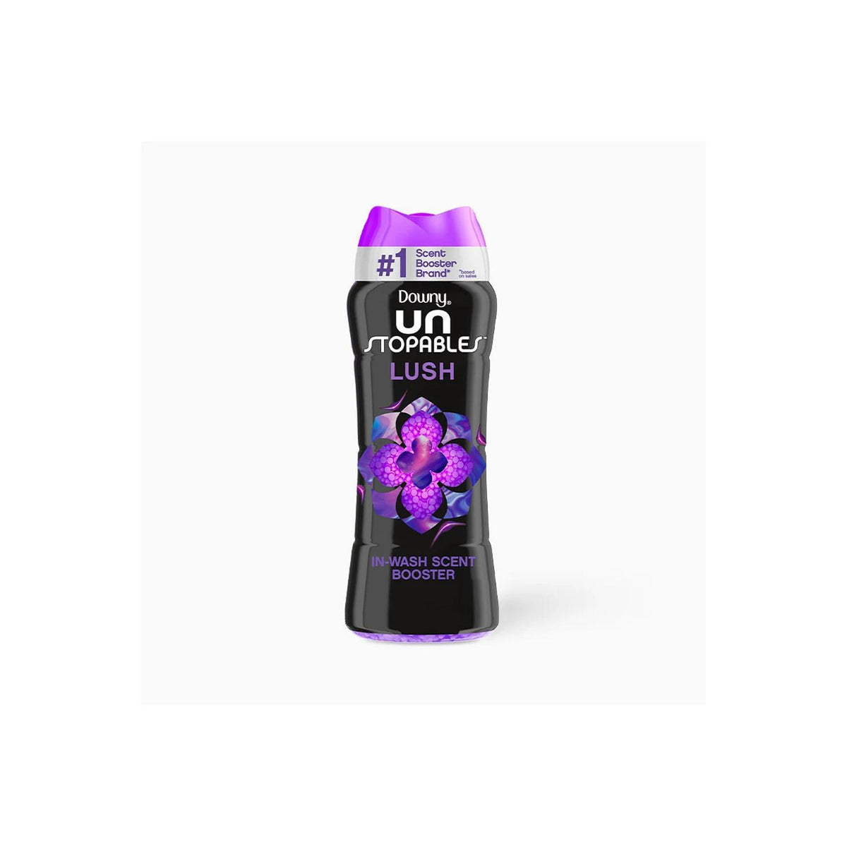 Downy Unstopables Lush In-Wash Scent Booster Beads 4-Pack 5oz Each – Lavender Cedar Vanilla Fragrance, 12-Week Freshness, Safe for All Fabrics & Washing Machines