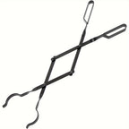 26 Inch Fireplace Tongs Heavy Duty Wrought Iron Log Tongs for Fire Pit Campfire Wood Stove BBQ Indoor Outdoor Camping