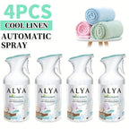 6-Scent Automatic Air Freshener Refills 8.45 oz – Lavender, Vanilla, Cool Linen, Ocean, Magnolia & Mixed Berries Odor Eliminator Spray for Home Bathroom Car Office Closet, 1pc or 4-Pack