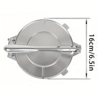 Tortilla Press 6.5" & 8" Professional Dough Press for Tortillas, Roti, Quesadillas & Dumplings – Heavy-Duty Tortilla Maker & Dumpling Mold for Home & Restaurant Use