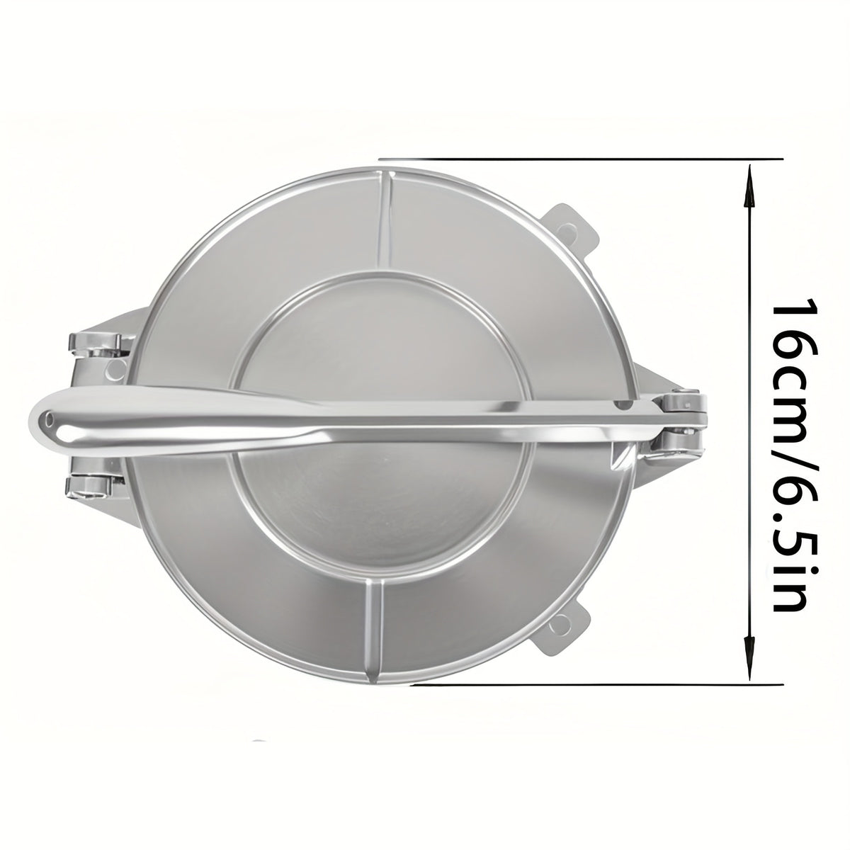 Tortilla Press 6.5" & 8" Professional Dough Press for Tortillas, Roti, Quesadillas & Dumplings – Heavy-Duty Tortilla Maker & Dumpling Mold for Home & Restaurant Use
