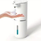 Touchless Foam Soap Dispenser Automatic USB-C Rechargeable Wall-Mounted IPX5 Waterproof 400ml with 4 Adjustable Foam Levels for Bathroom and Kitchen – No Battery Needed