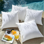 4-Pack Ultra-Fluffy Pillow Inserts – Skin-Friendly Softness & Quick Rebound Square Pillow Cores for Sofa, Bed, Garden & Outdoor Use | Multiple Sizes