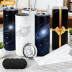 20oz Blank Sublimation Stainless Steel Insulated Tumbler with Straw Lid & Brush – Bulk Pack (4/8/16/20/50-Pack) for Iced Coffee, Juice, Camping & Events