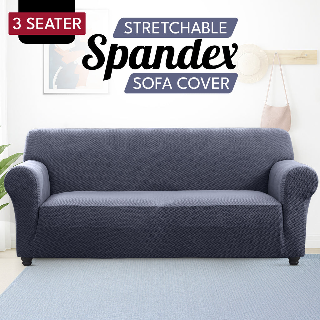 Spandex Stretch Sofa Cover Non-Slip Washable Couch Slipcover for 1 2 3 Seater Elastic Furniture Protector Pet & Kid Friendly Living Room Bedroom Home Decor