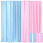 Photo Backdrop 4-Pack Taffeta Draping Background Cloth 5×10 Ft – Opaque Reusable Rod Pocket Panel for Weddings, Birthdays, Baby Showers & Photo Studios | 16 Colors
