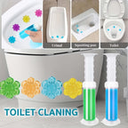 Toilet Bowl Gel Stamps 4 or 8 Pack 56–112 Count with Dispenser – 6 Fragrances Bathroom Cleaning Gel Stamp Prevents Limescale & Toilet Ring Fresh Flower Scent Air Freshener