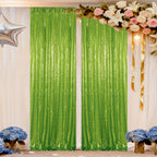 Sequin Curtain Backdrop Panels 24x84 Inches Set of 2 – Glitter Shimmer Party Backdrop for Weddings Birthdays Baby Showers Proms & Photo Booths, 31 Colors