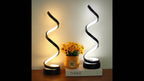 Spiral Adjustable Desk Lamp Vintage Style with Dimmable Warm Light, 3 Color Modes 10 Brightness Settings, Space-Saving Table Lamp for Bedroom Study & Living Room, 12V Safe Low Voltage, Gift for Friends & Family