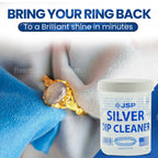 Silver Jewelry Dip Cleaner Solution 8oz – JSP Silver Dip Liquid Cleaner for Rings Bracelets Necklaces Flatware