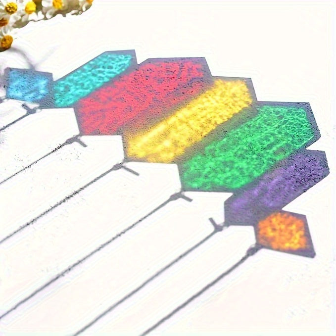 Rainbow Suncatcher Crystal Glass Sun Catcher Pendant – Hanging Window Prism Ornament for Home Garden Decoration, Wedding Party Decor & Housewarming Gift